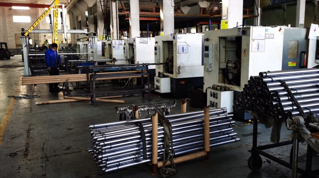 Our Chrome plated bar factory